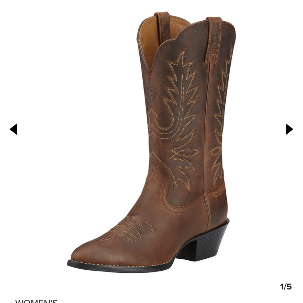 Ariat Heritage R Toe Western Boot